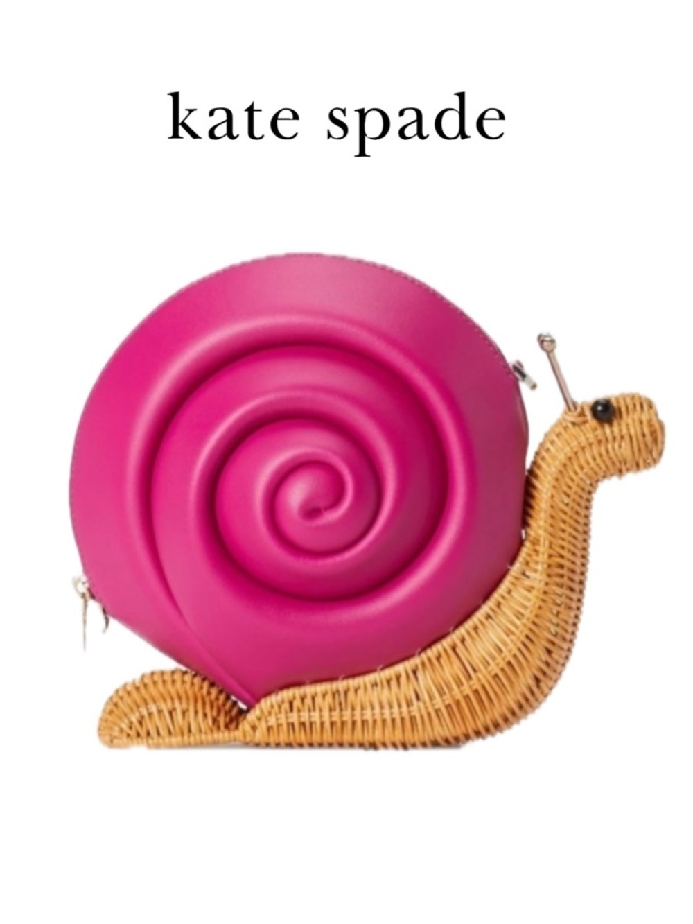 Kate Spade Pink Snail 🐌 Bag NWT Enchanted Forest